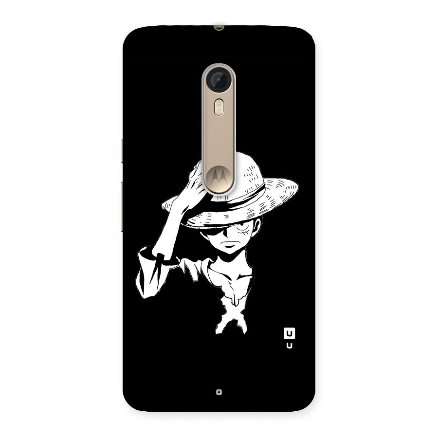 Anime One Piece Luffy Silhouette Back Case for Moto X Style