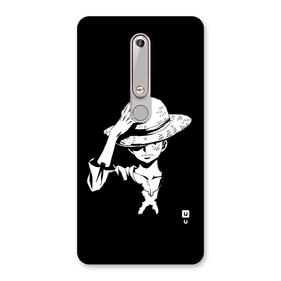 Anime One Piece Luffy Silhouette Back Case for Nokia 6.1