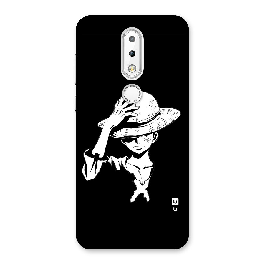 Anime One Piece Luffy Silhouette Back Case for Nokia 6.1 Plus