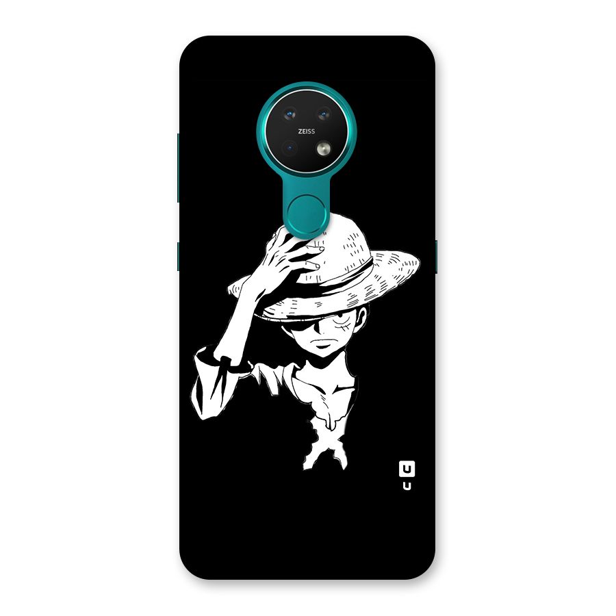 Anime One Piece Luffy Silhouette Back Case for Nokia 7.2