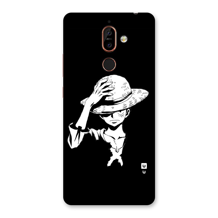 Anime One Piece Luffy Silhouette Back Case for Nokia 7 Plus