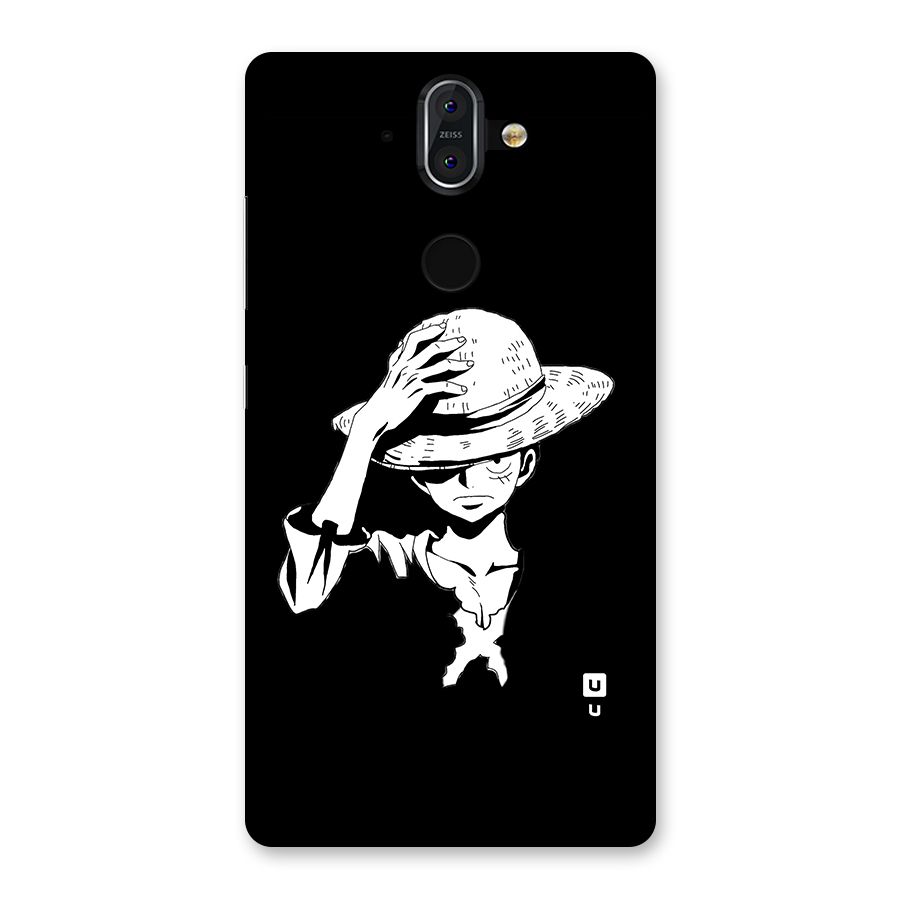 Anime One Piece Luffy Silhouette Back Case for Nokia 8 Sirocco