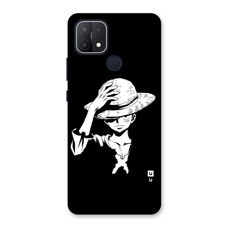 Anime One Piece Luffy Silhouette Back Case for Oppo A15s