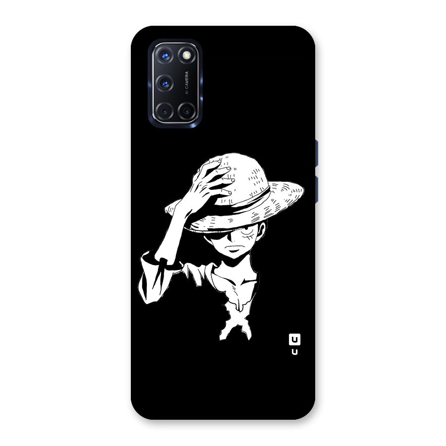 Anime One Piece Luffy Silhouette Back Case for Oppo A52