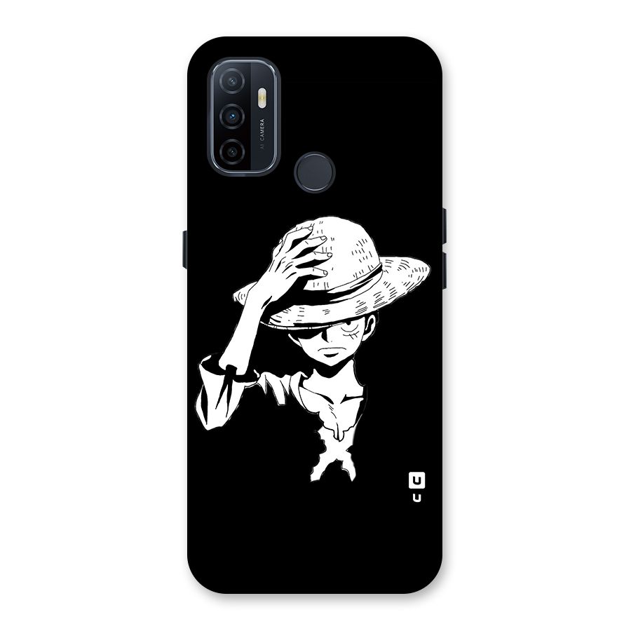 Anime One Piece Luffy Silhouette Back Case for Oppo A53