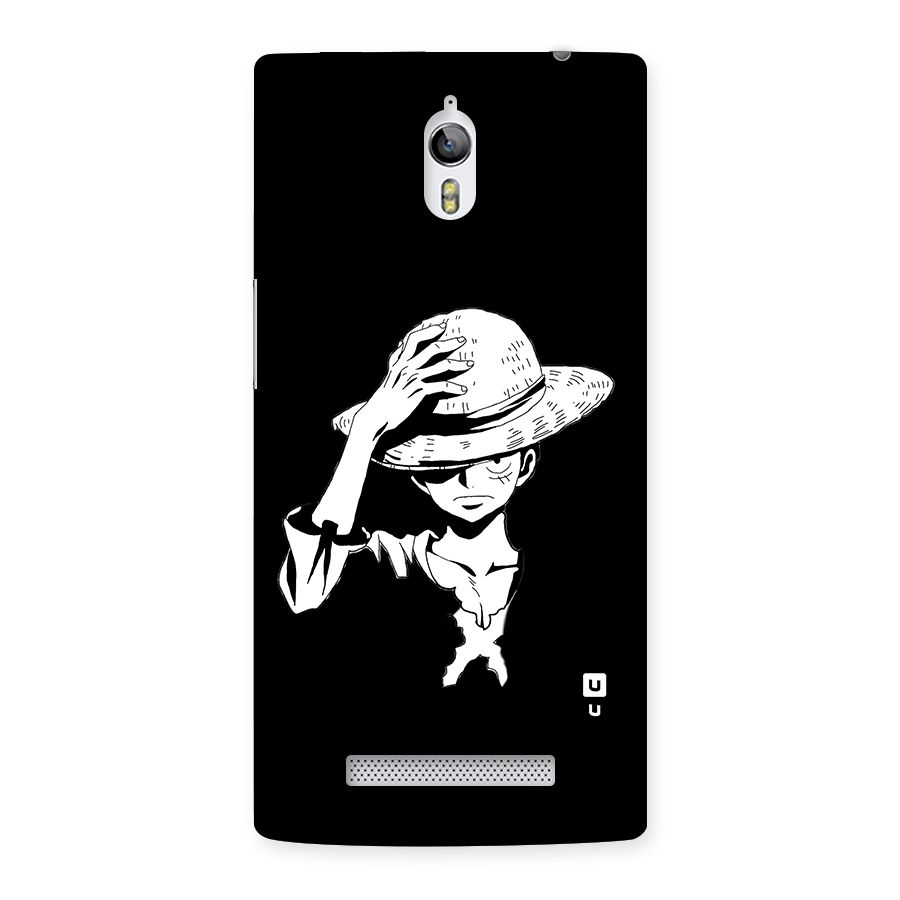 Anime One Piece Luffy Silhouette Back Case for Oppo Find 7