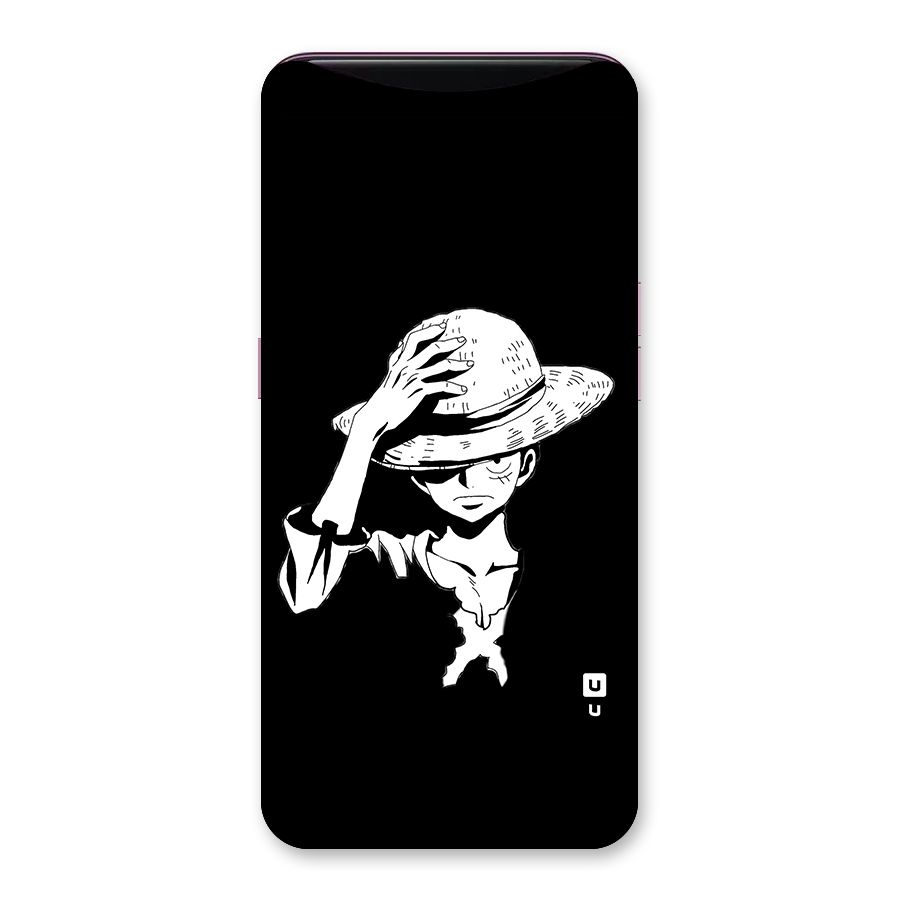 Anime One Piece Luffy Silhouette Back Case for Oppo Find X