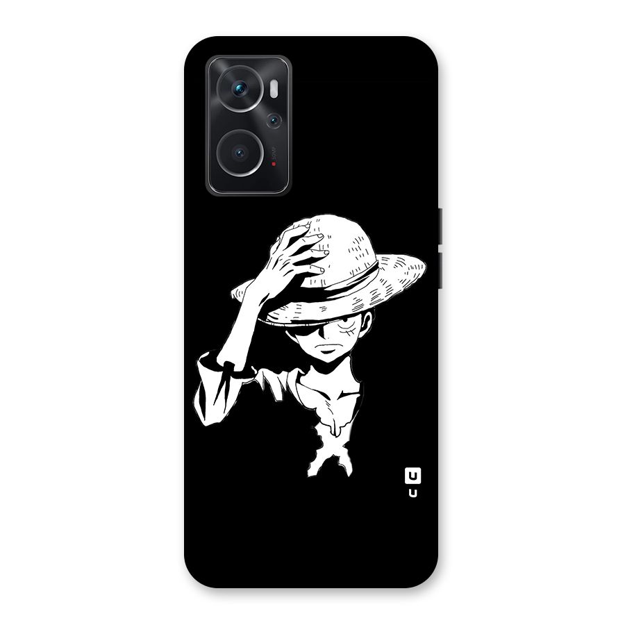Anime One Piece Luffy Silhouette Back Case for Oppo K10 4G