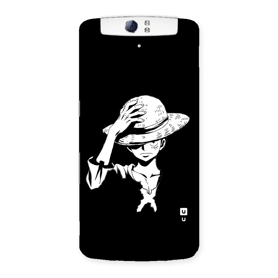 Anime One Piece Luffy Silhouette Back Case for Oppo N1