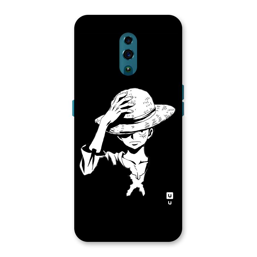 Anime One Piece Luffy Silhouette Back Case for Oppo Reno