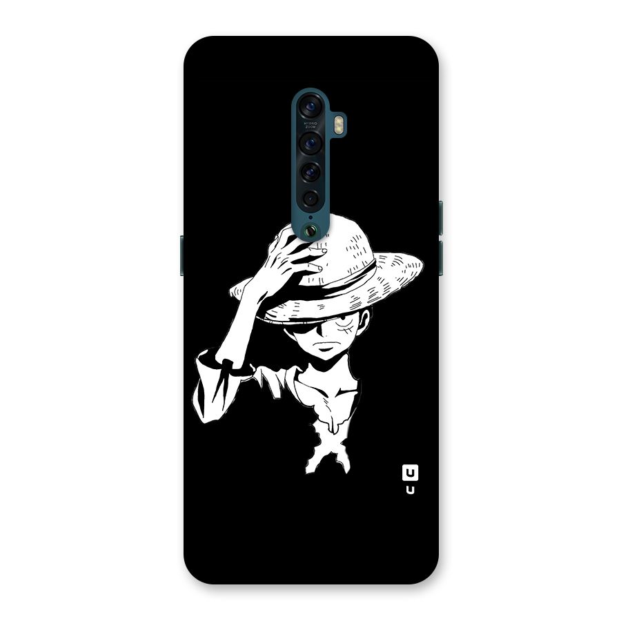 Anime One Piece Luffy Silhouette Back Case for Oppo Reno2