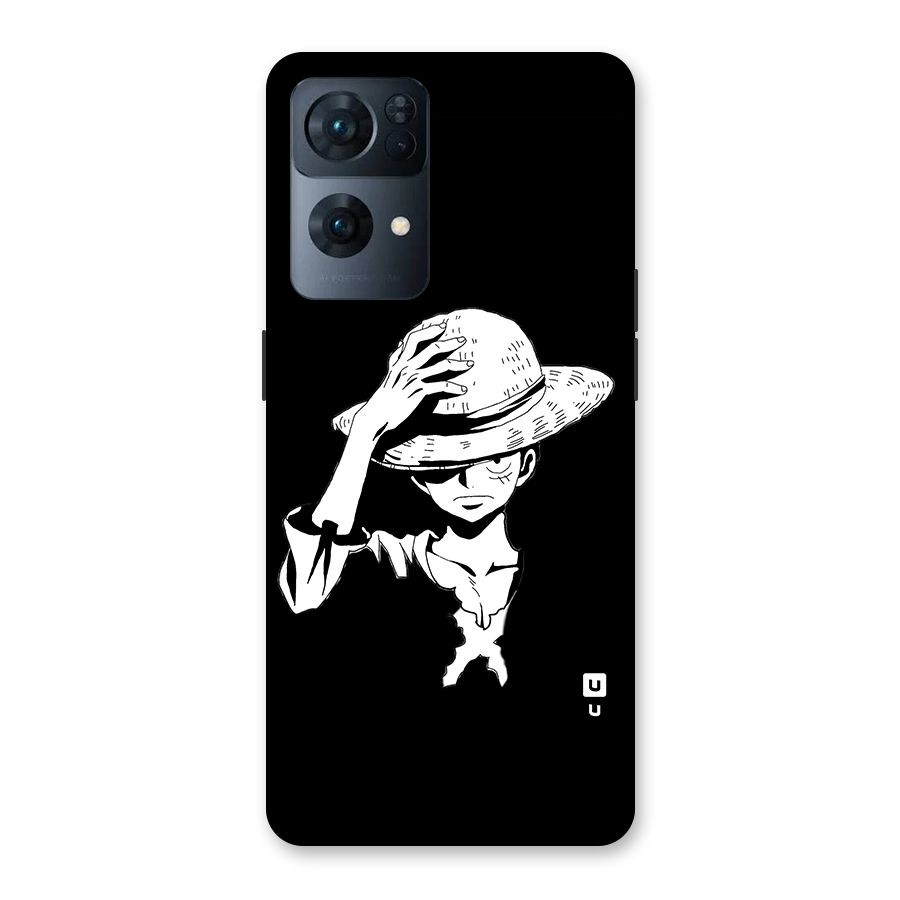 Anime One Piece Luffy Silhouette Back Case for Oppo Reno7 Pro 5G