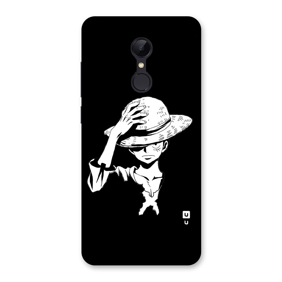 Anime One Piece Luffy Silhouette Back Case for Redmi 5
