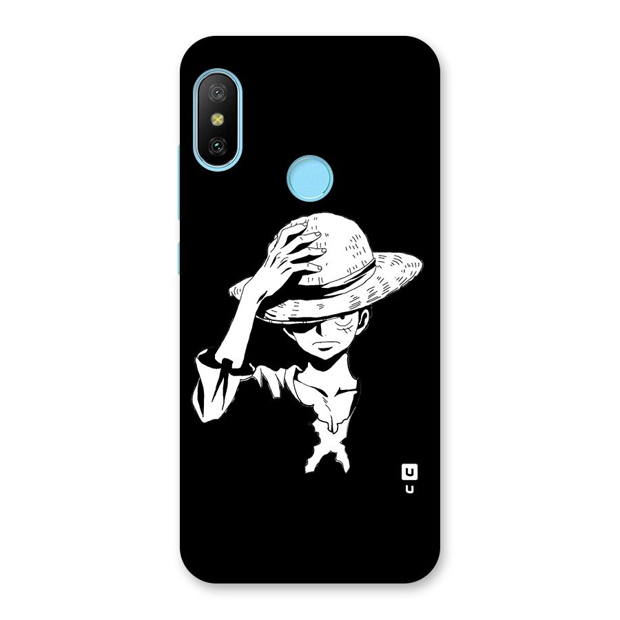 Anime One Piece Luffy Silhouette Back Case for Redmi 6 Pro