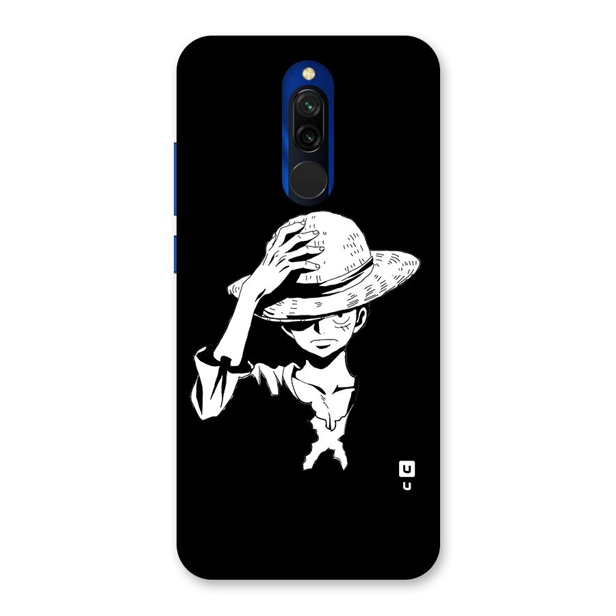 Anime One Piece Luffy Silhouette Back Case for Redmi 8