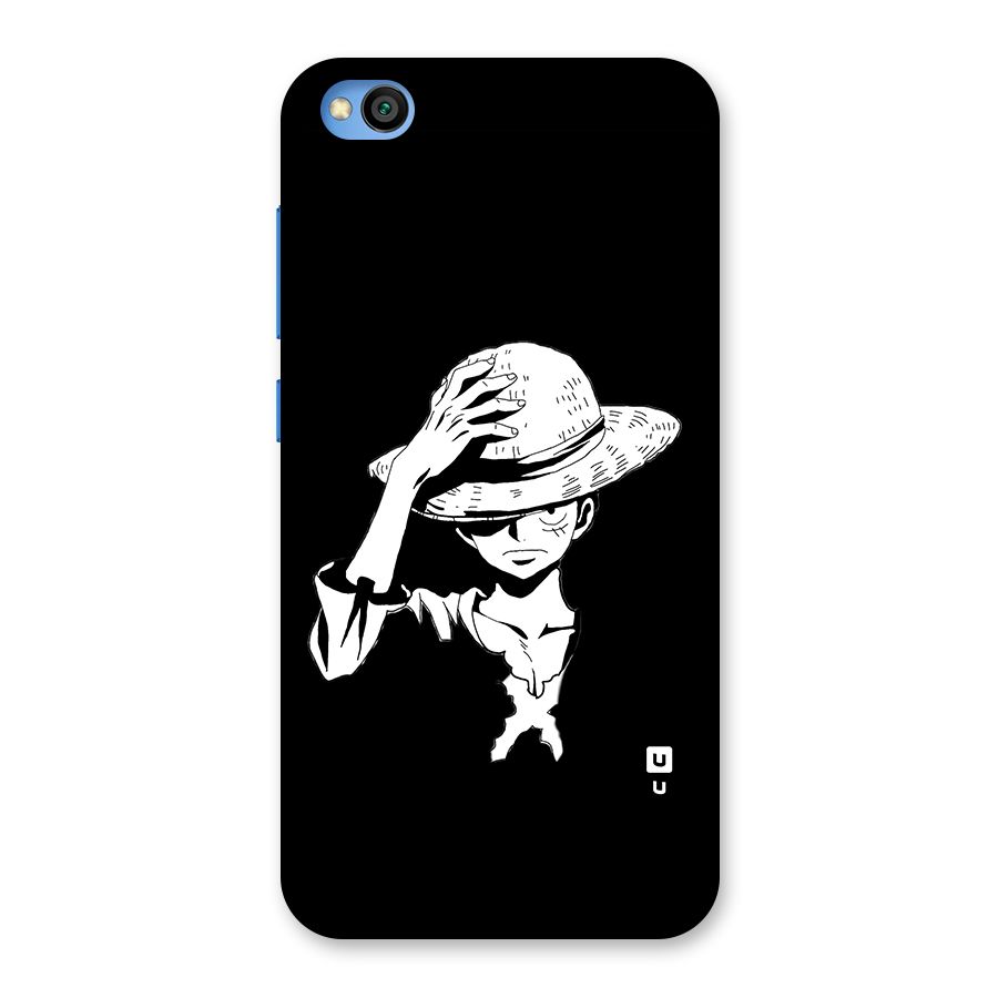 Anime One Piece Luffy Silhouette Back Case for Redmi Go