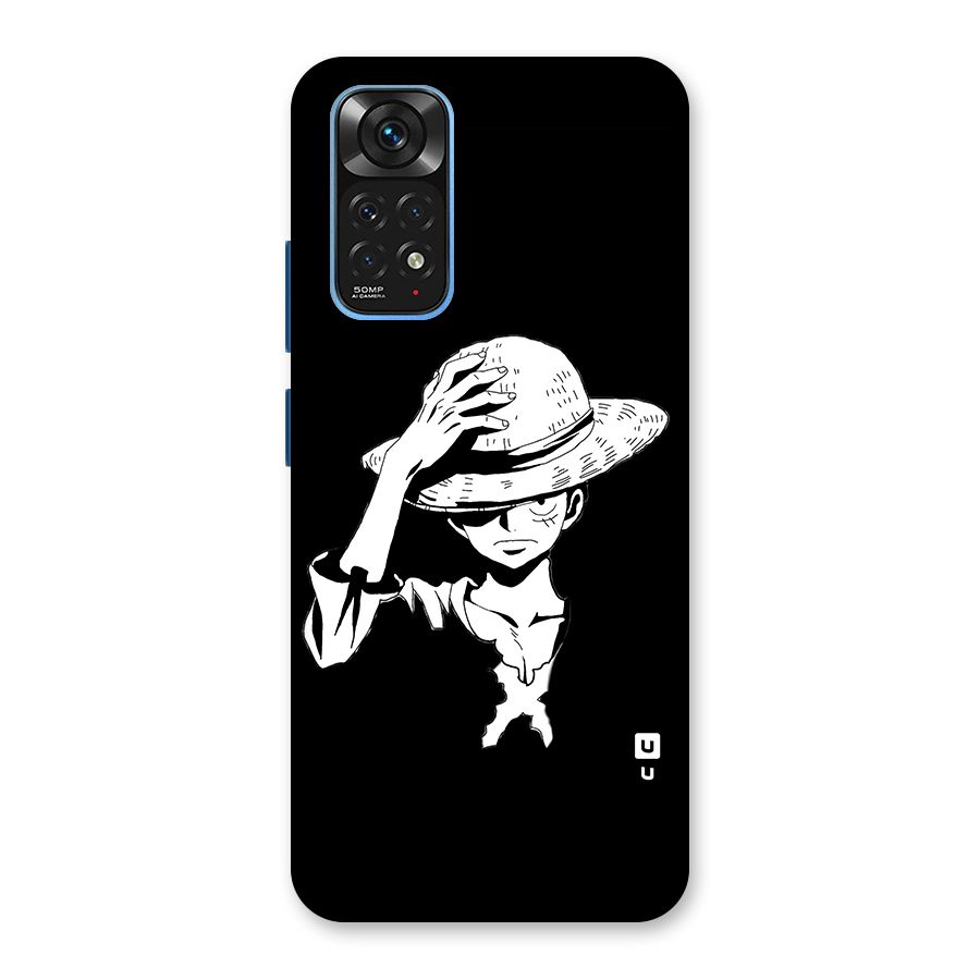 Anime One Piece Luffy Silhouette Back Case for Redmi Note 11S