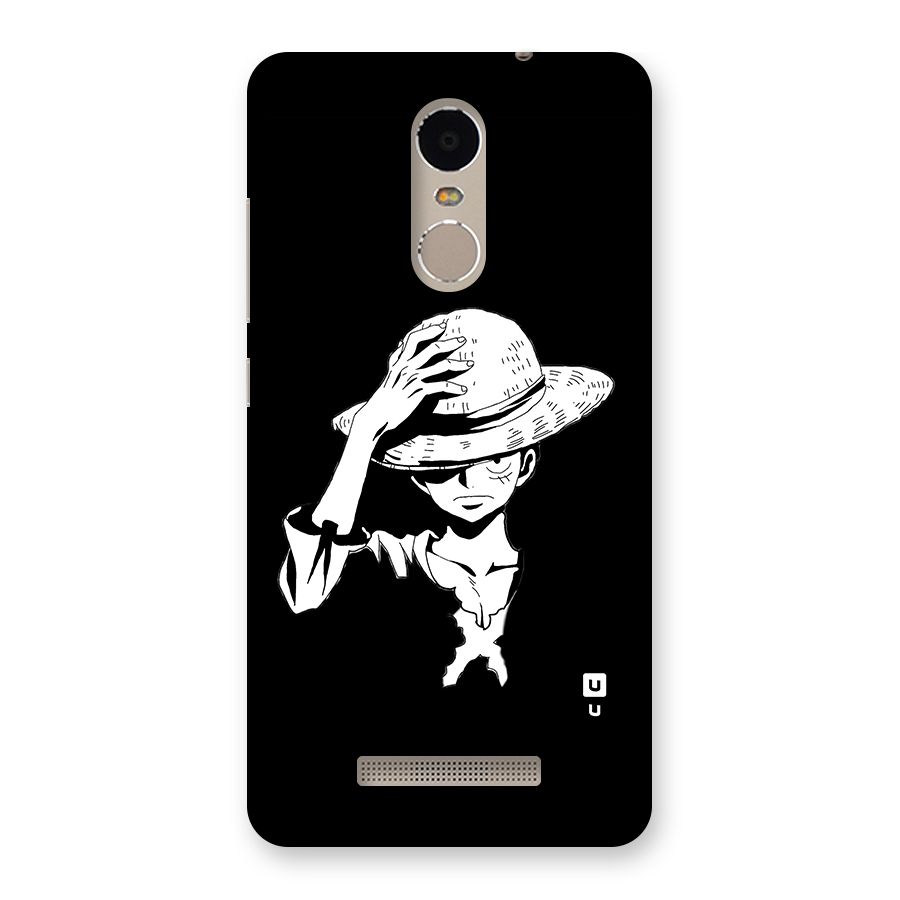 Anime One Piece Luffy Silhouette Back Case for Redmi Note 3