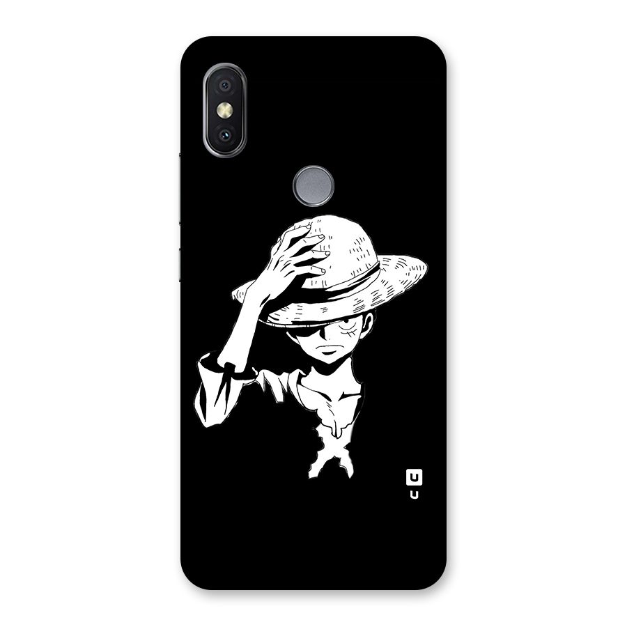 Anime One Piece Luffy Silhouette Back Case for Redmi Y2