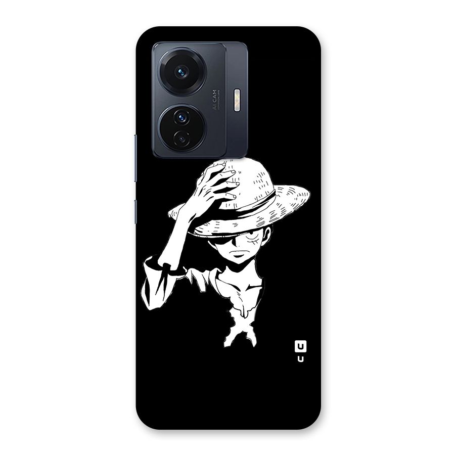 Anime One Piece Luffy Silhouette Back Case for Vivo T1 Pro