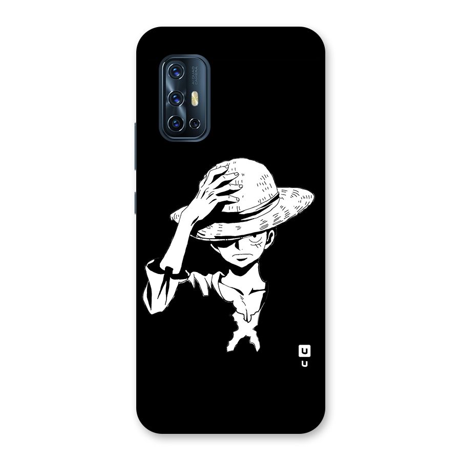 Anime One Piece Luffy Silhouette Back Case for Vivo V17