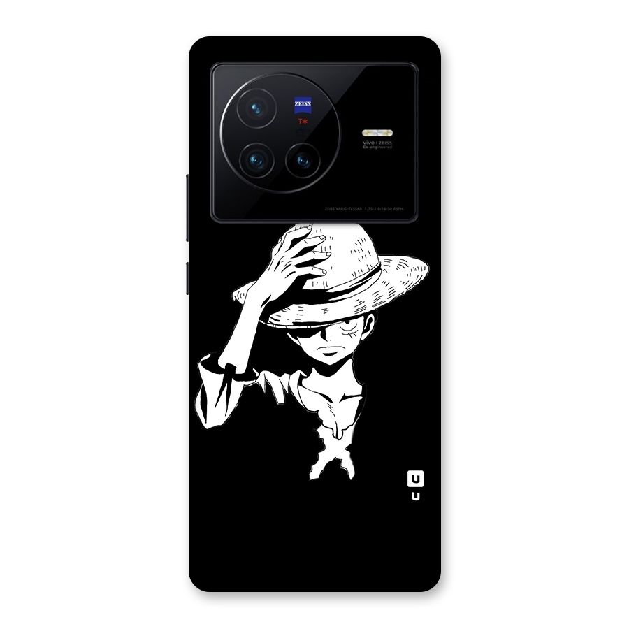 Anime One Piece Luffy Silhouette Back Case for Vivo X80