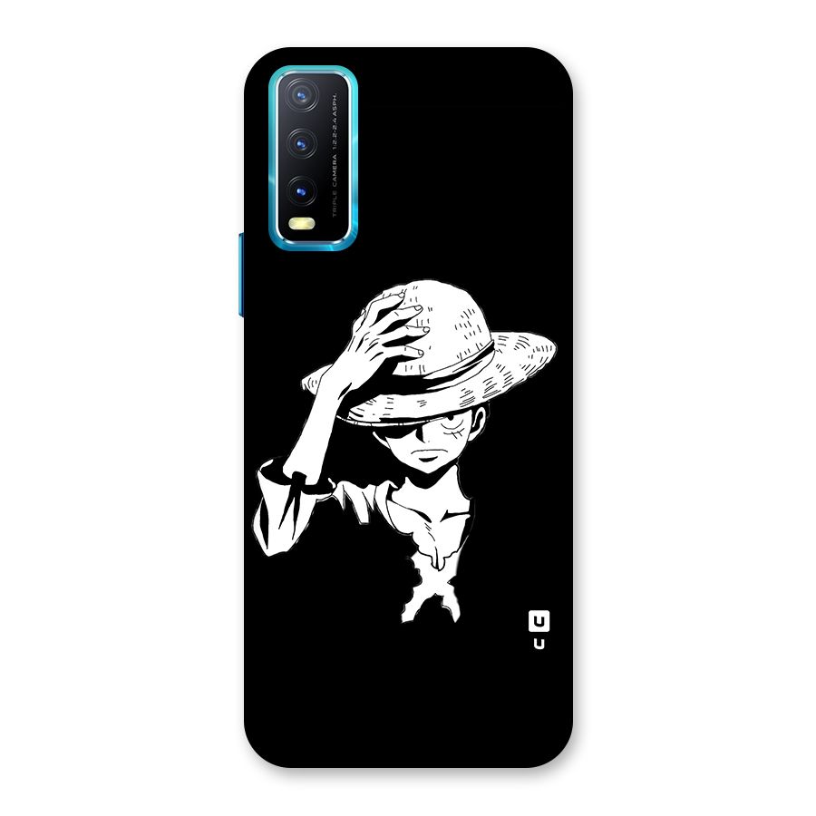 Anime One Piece Luffy Silhouette Back Case for Vivo Y20G