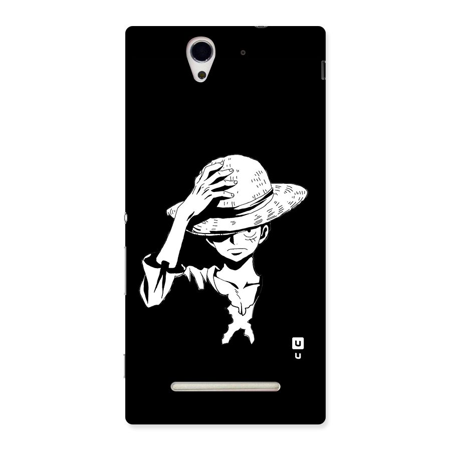 Anime One Piece Luffy Silhouette Back Case for Xperia C3