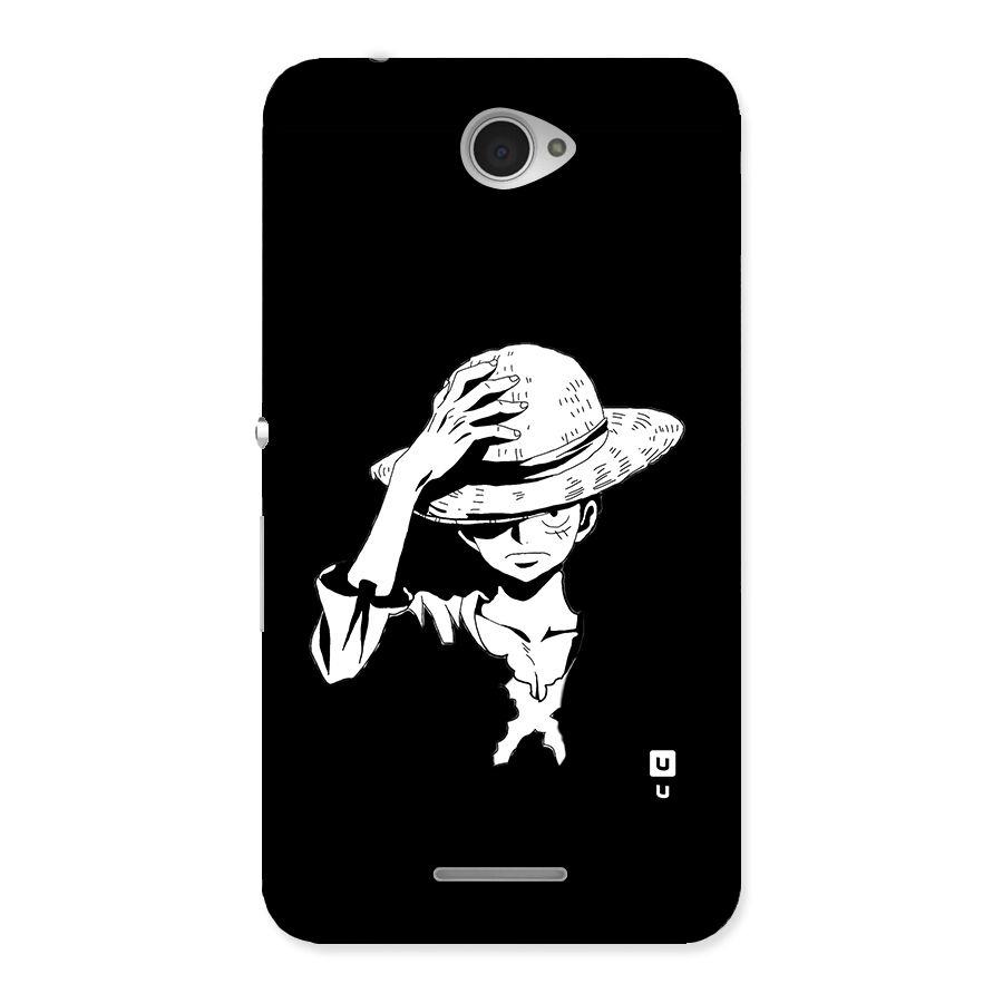 Anime One Piece Luffy Silhouette Back Case for Xperia E4