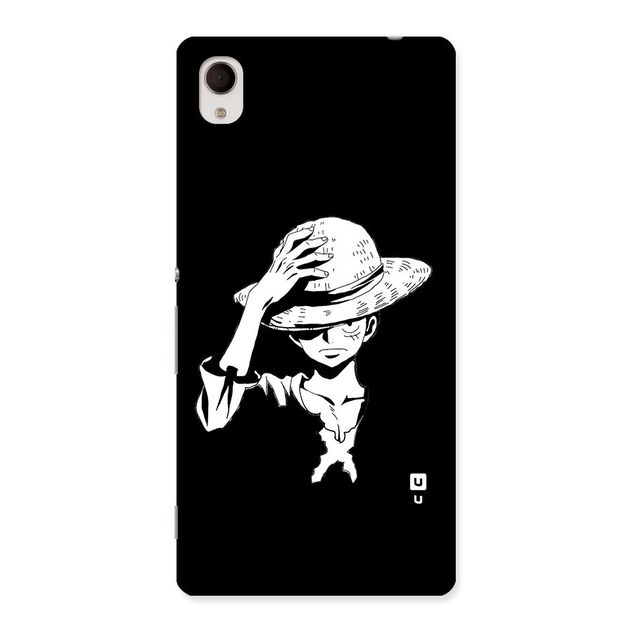 Anime One Piece Luffy Silhouette Back Case for Xperia M4 Aqua