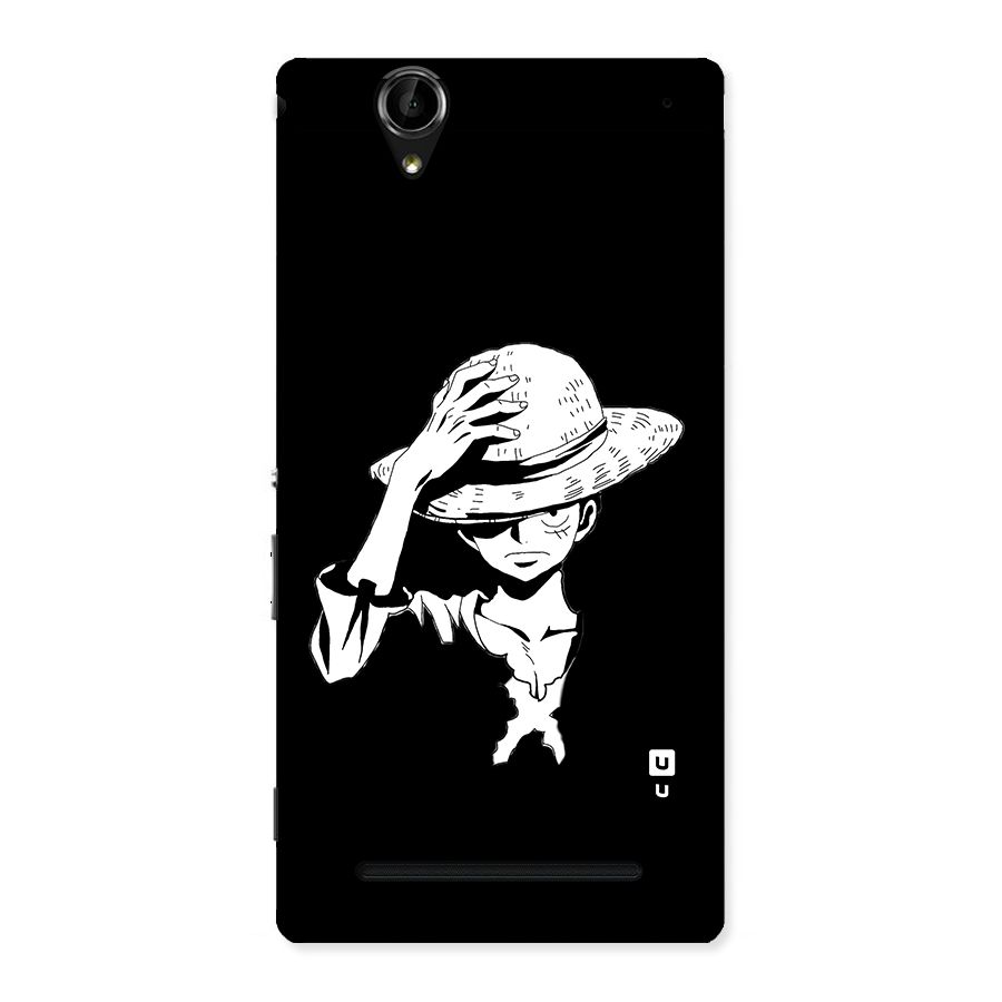 Anime One Piece Luffy Silhouette Back Case for Xperia T2
