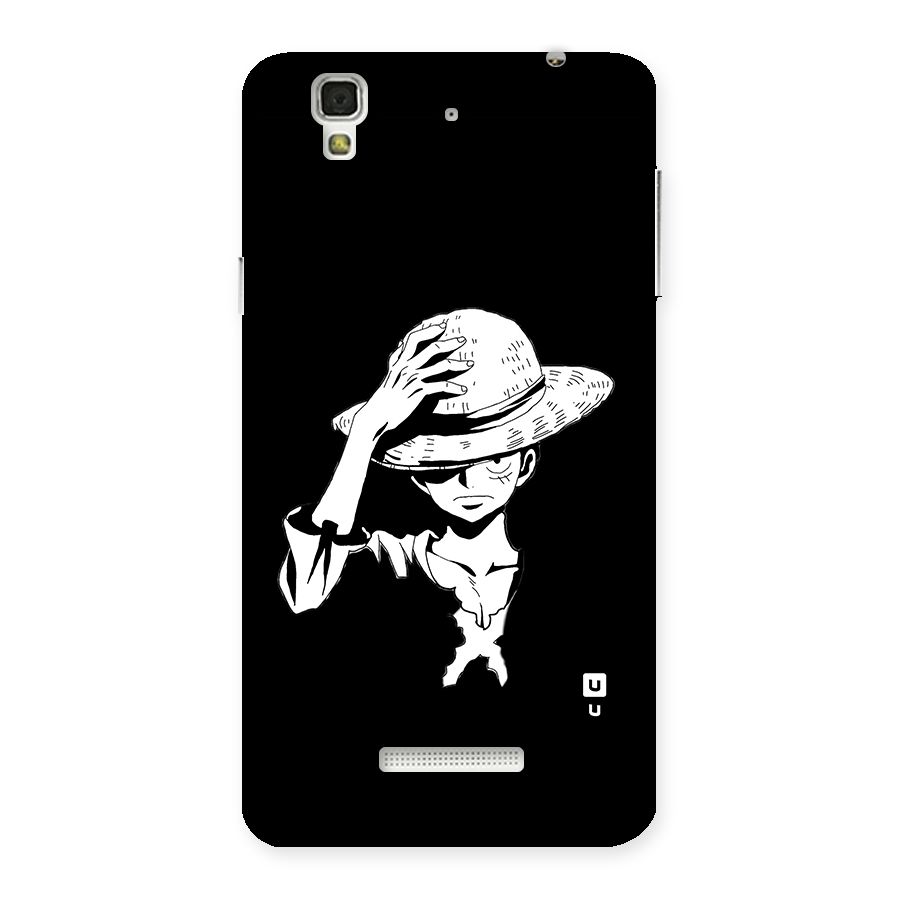 Anime One Piece Luffy Silhouette Back Case for Yureka
