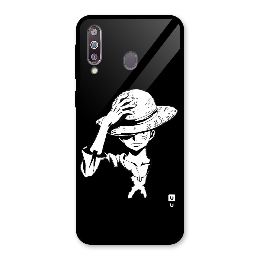 Anime One Piece Luffy Silhouette Glass Back Case for Galaxy M30