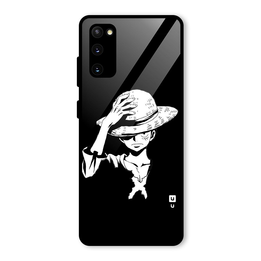 Anime One Piece Luffy Silhouette Glass Back Case for Galaxy S20 FE