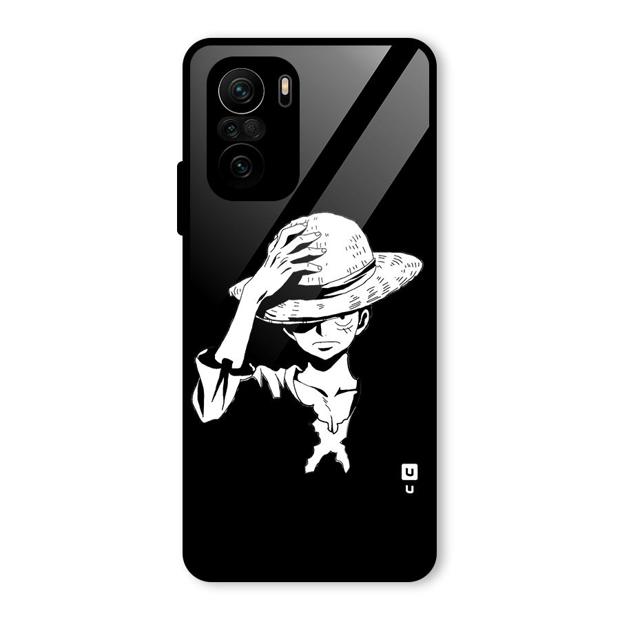 Anime One Piece Luffy Silhouette Glass Back Case for Mi 11X Pro