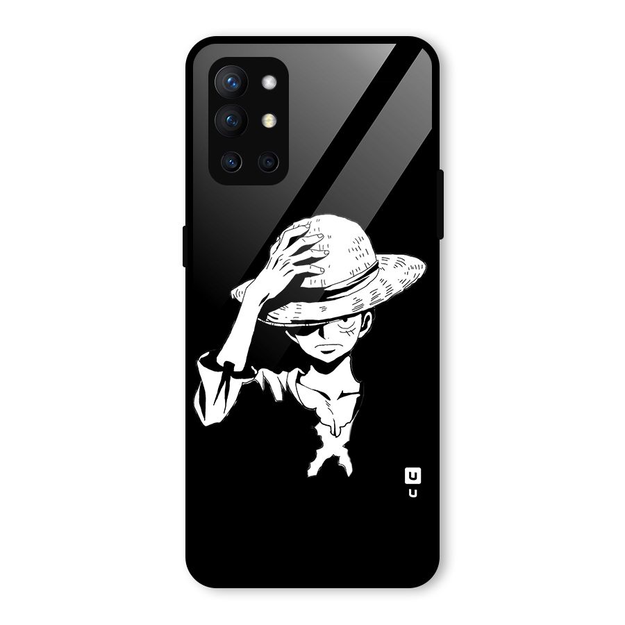 Anime One Piece Luffy Silhouette Glass Back Case for OnePlus 9R