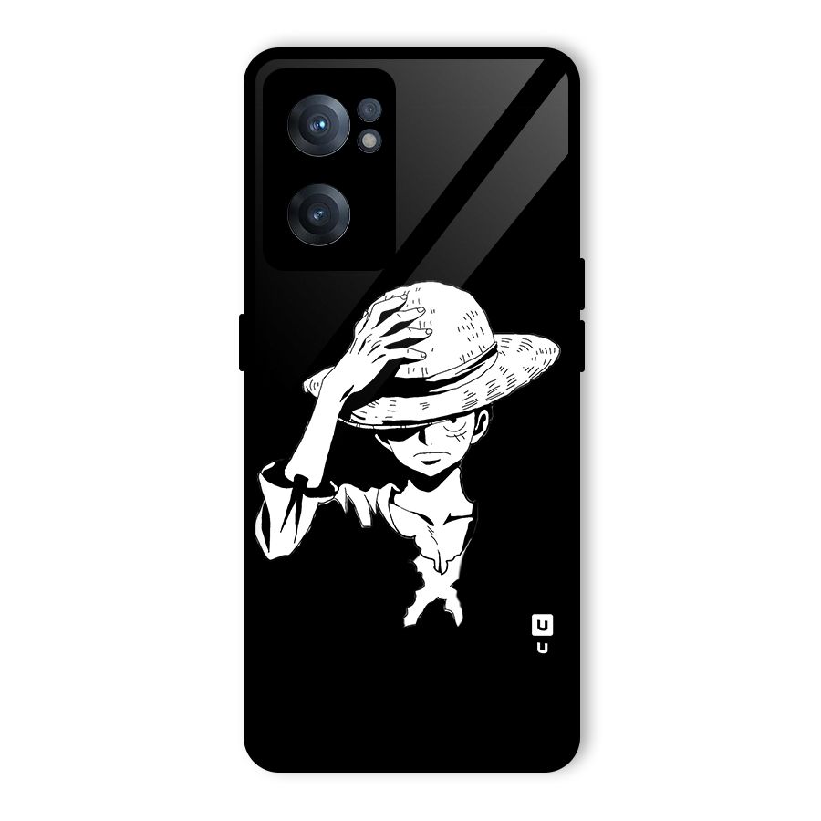 Anime One Piece Luffy Silhouette Glass Back Case for OnePlus Nord CE 2 5G