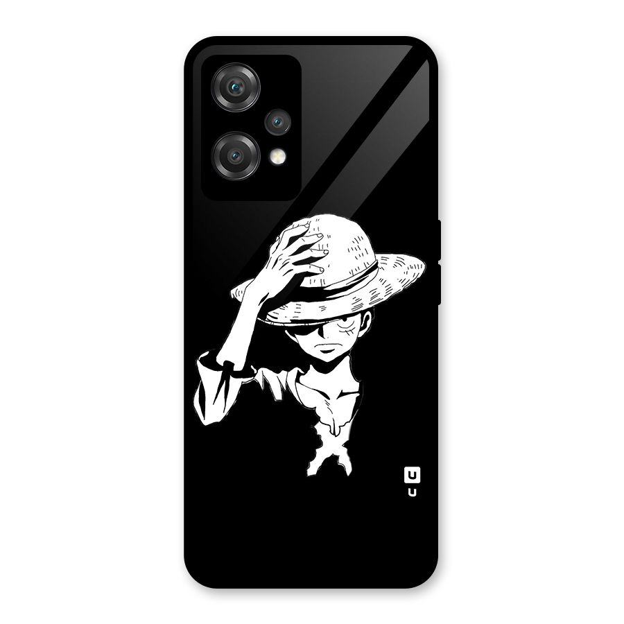 Anime One Piece Luffy Silhouette Glass Back Case for OnePlus Nord CE 2 Lite 5G