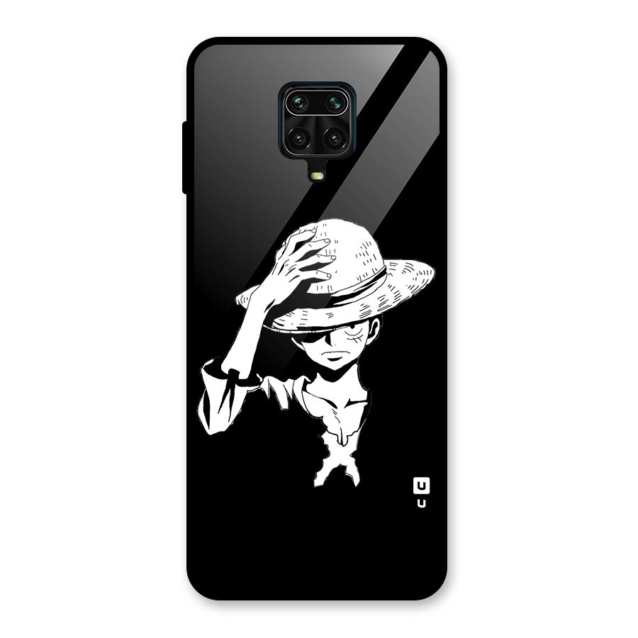 Anime One Piece Luffy Silhouette Glass Back Case for Poco M2 Pro
