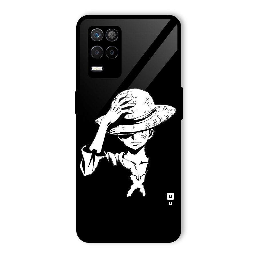 Anime One Piece Luffy Silhouette Glass Back Case for Realme 8 5G