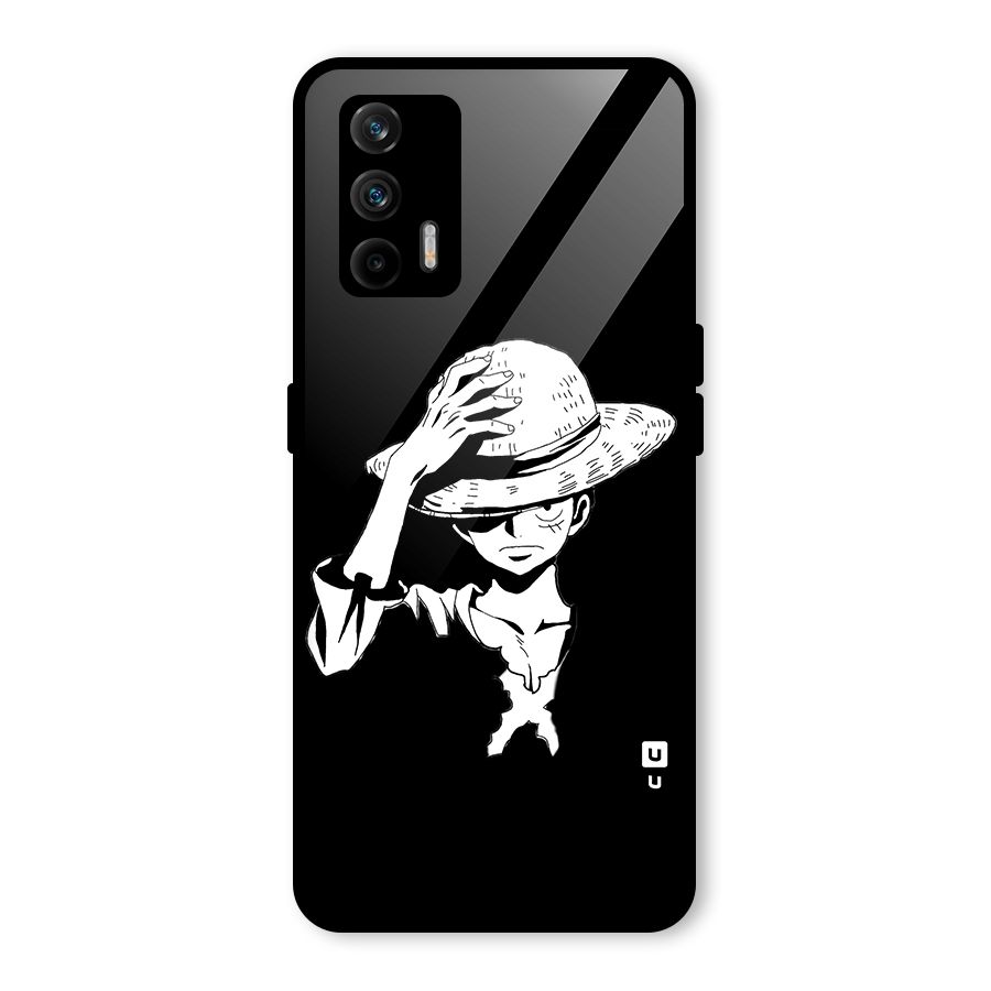 Anime One Piece Luffy Silhouette Glass Back Case for Realme GT 5G