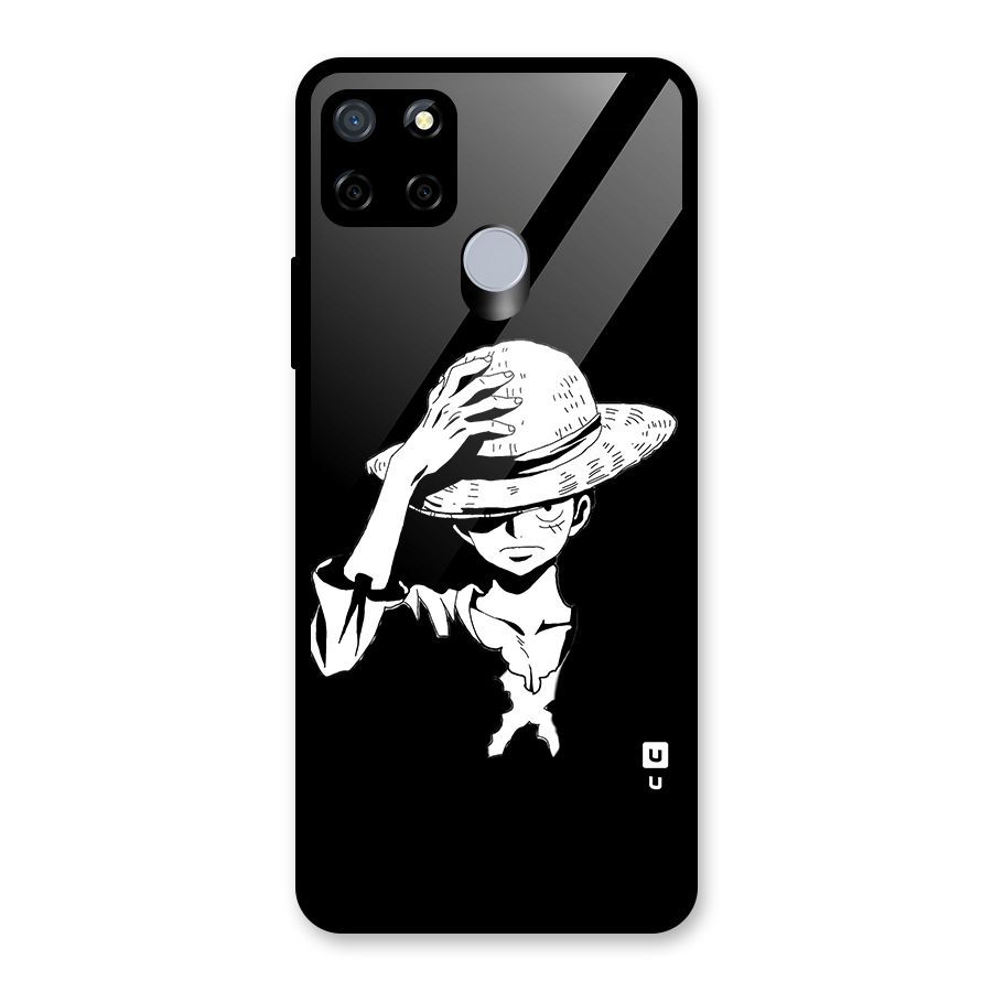 Anime One Piece Luffy Silhouette Glass Back Case for Realme Narzo 20