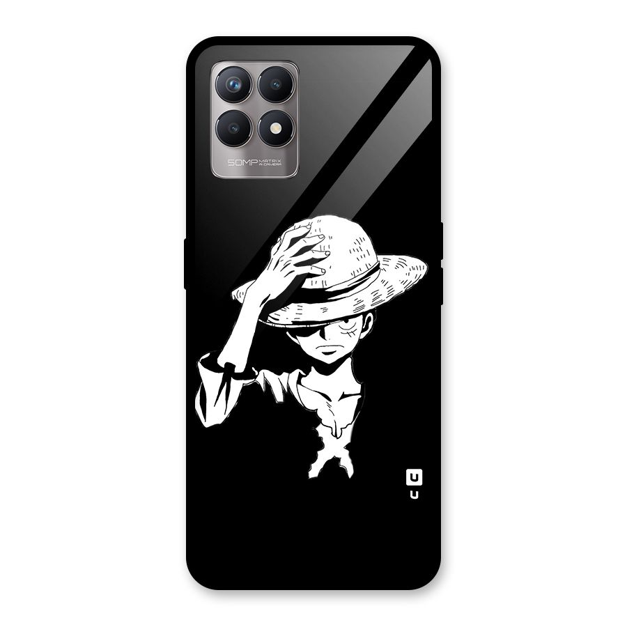 Anime One Piece Luffy Silhouette Glass Back Case for Realme Narzo 50