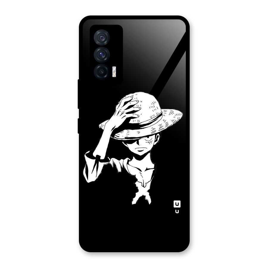 Anime One Piece Luffy Silhouette Glass Back Case for Vivo iQOO 7 5G