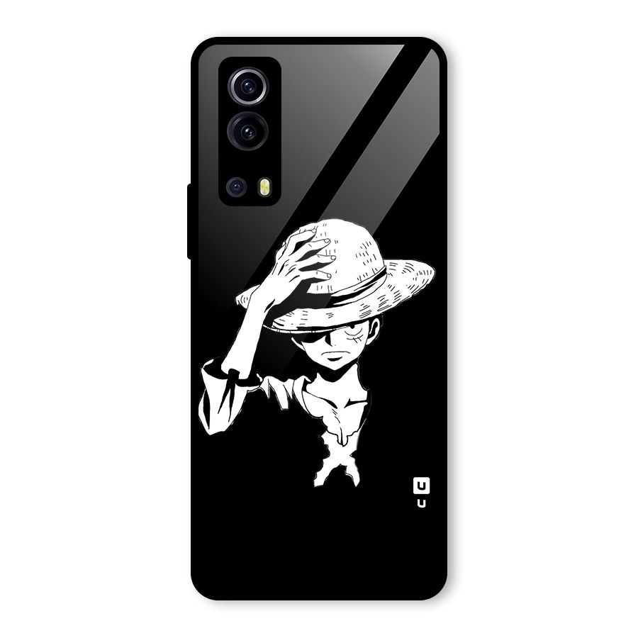 Anime One Piece Luffy Silhouette Glass Back Case for Vivo iQOO Z3