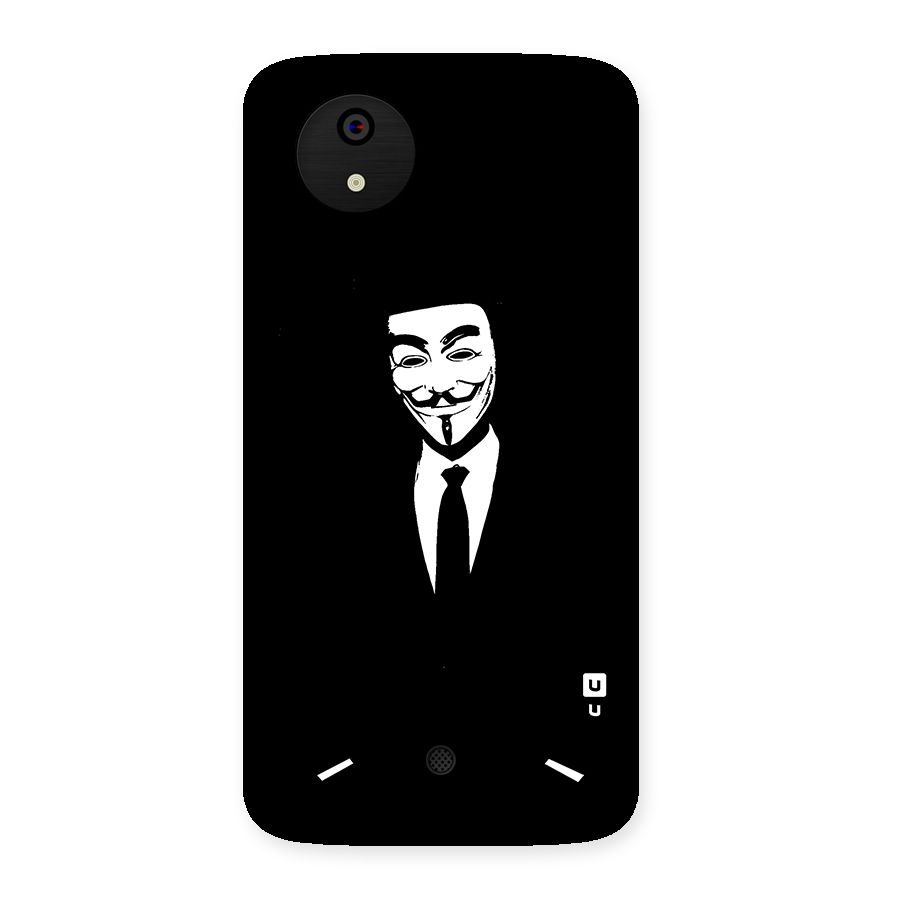 Anonymous Cool Gentleman Back Case for Canvas A1  AQ4501