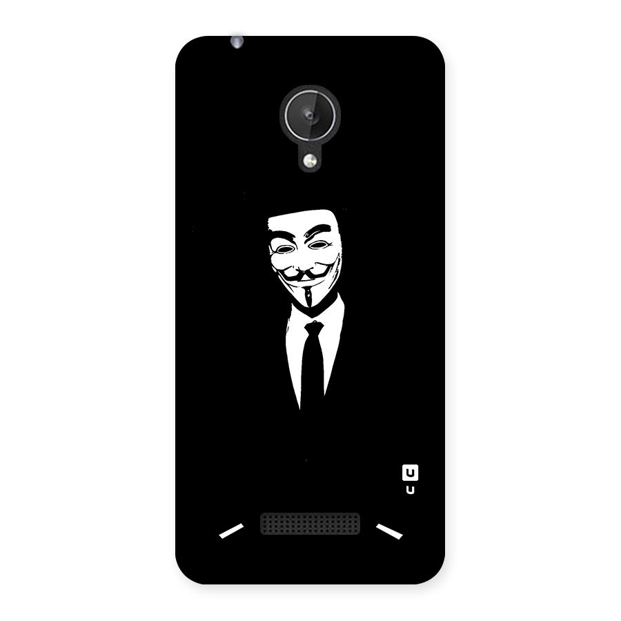 Anonymous Cool Gentleman Back Case for Canvas Spark Q380