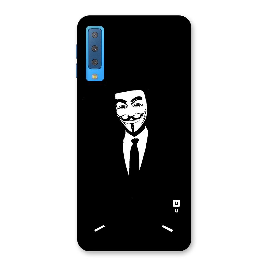 Anonymous Cool Gentleman Back Case for Galaxy A7 (2018)