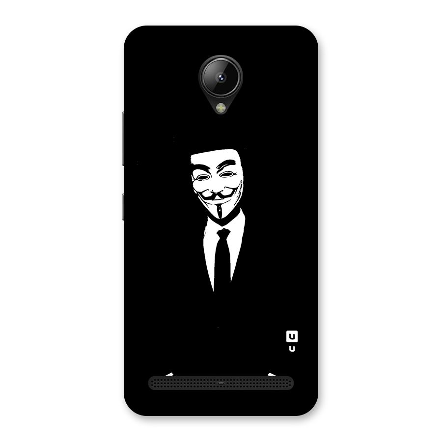 Anonymous Cool Gentleman Back Case for Lenovo C2