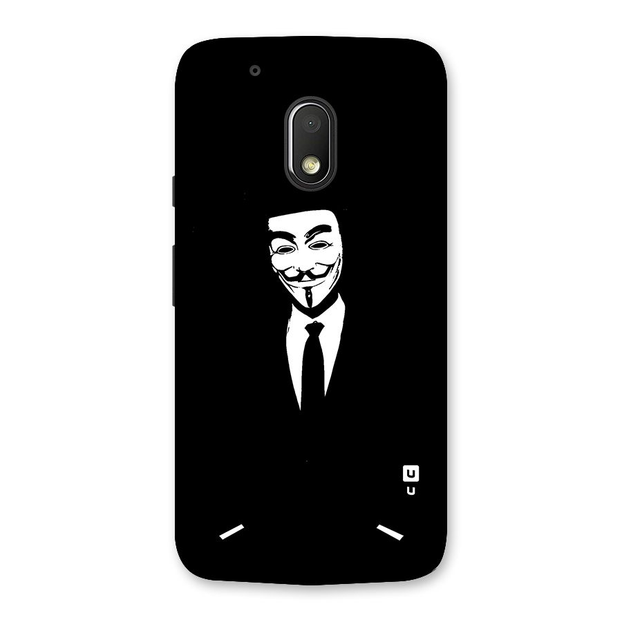 Anonymous Cool Gentleman Back Case for Moto G4 Play